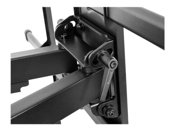 DELTACO Office ARM-0261 - Monteringssett - full bevegelse - for LCD TV / kurvet LCD TV - robust - stål, kaldvalset plate, blikk - finteksturert svart