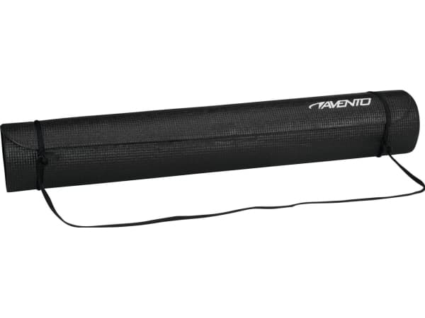 Avento Fitness yogamatte, svart