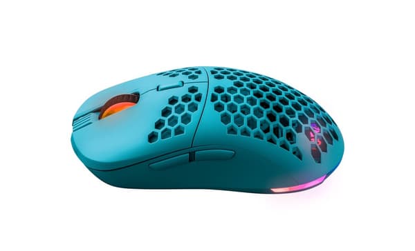 Fourze GM900 Wireless Gaming Mouse, Turquoise