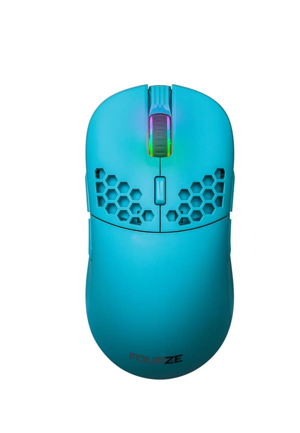 Fourze GM900 Wireless Gaming Mouse, Turquoise