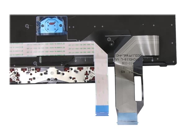 Chicony - Ersättningstangentbord för bärbar dator - italiensk - svart - för ThinkPad P15s Gen 1 20T4, 20T5