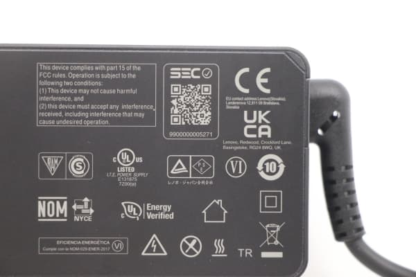 Lenovo PD 65W 20/15/9/5V 2P WW ACB (5A10W86295)