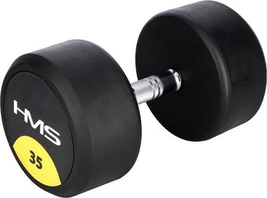 Gummibehandlad hantel 35 kg HMS HG PRO 35