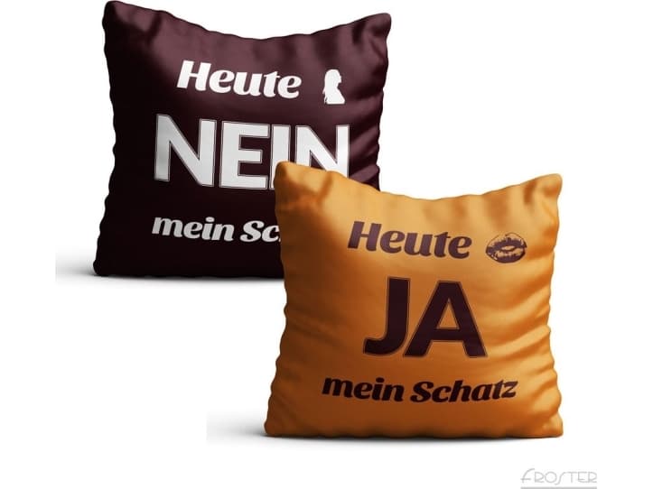 Handlosphere GIFT PILLOW COVER - YES/NO (DE)