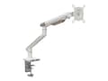 Miniatyrbilde 1 av 5: ART L-19GD - Monteringssett - justerbar arm - for LCD-TV - aluminium - hvit - skjermstørrelse: 17"-32" - skrivebordsmonterbar