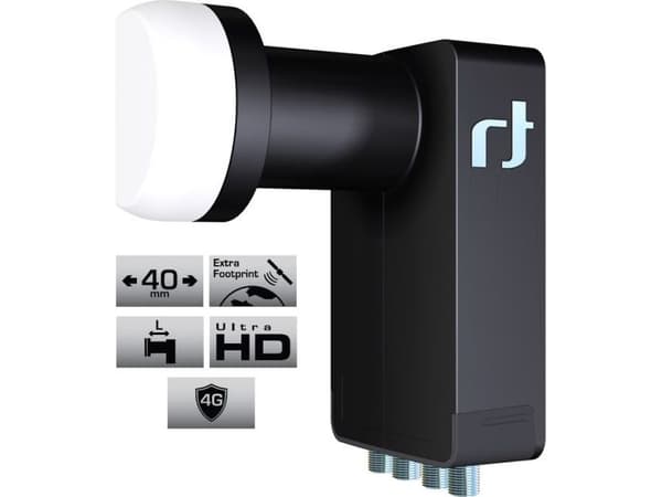 Inverto IDLT-QTL412-ULTRA-OPN Quattro-LNB Deltagerantal: 4 Feedoptagelse: 40 mm Lajittelu