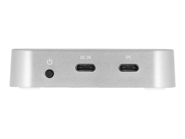 Delock - SSD-dockningsstation - fack: 2 - M.2 - M.2 NVMe Card - USB 3.2 (Gen 2) - silver