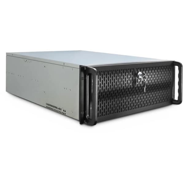 Inter-Tech IPC 4129L - Rackmonterbar - 4U - SSI EEB - ingen strømforsyning (ATX / PS/2) - USB Metallisk, Sølv