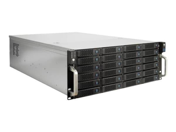 Inter-Tech IPC 4U-4724 - Rackmonterbar - 4U - SSI EEB - ingen strømforsyning (ATX) - USB