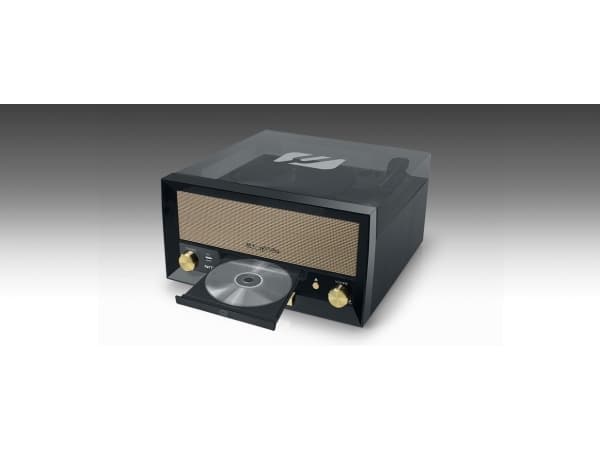 Muse MT-110B, Suoravetolevysoitin, Musta, Ruskea, Puu, 33,45,78 RPM, Rotaatio, CD,CD-R,CD-RW