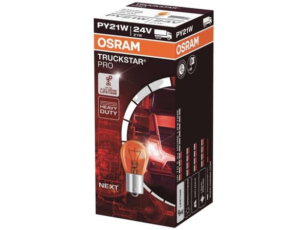 OSRAM 7510TSP Signal lyskilde Truckstar PY21W 21 W 24 V