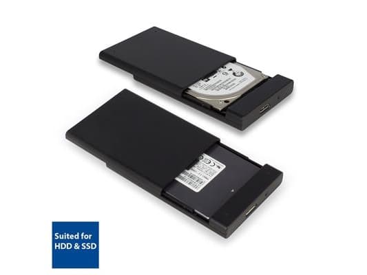 ACT AC1215 harddiskkabinett HDD/SSD-kabinett Sort 2.5"