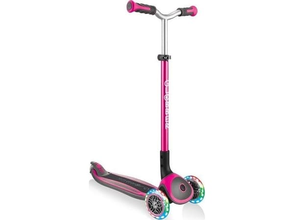 Globber Master Lights skootteri vaaleanpunainen (662-110)