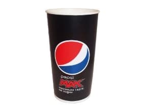 Pappersmugg 50 cl Pepsi Ø90x157 mm Kall dryckesmugg,20 ps x 40 st/krt
