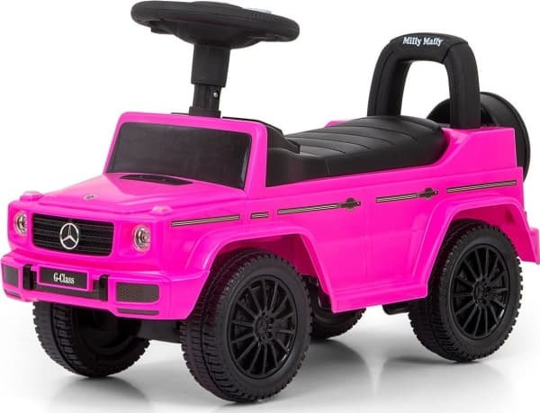 Mercedes G350d pinkki Pink S Milly Mally -ajoneuvo, jolla voi ajaa autolla