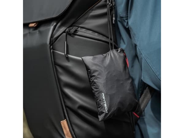 PGYTECH Backpack Rain Cover 25L, Regnskydd för ryggsäck, Svart, Polyester, Monokromatiskt, 25 l, 110 mm