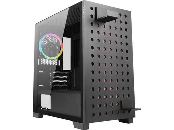 Azza Elise, Tower, PC, Sort, ITX, Micro ATX, Stål, Herdet glass, Multi Sort