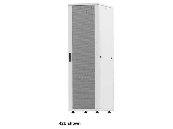 Intellinet 715430, Fristående rack, 26U, 600 kg, Knapplås, Justerbara fötter, 84 kg