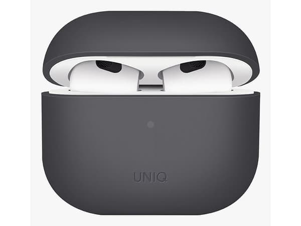 Uniq Lino suojakotelo Apple AirPods 3:lle harmaa