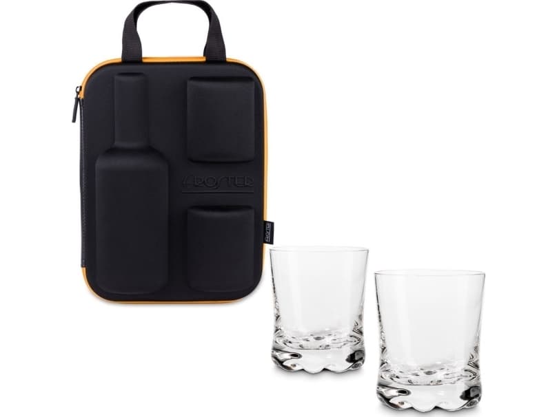 Whiskey case with glasses Froster
