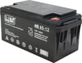 Miniatyrbilde 2 av 2: MPL megaBAT MB 65-12 UPS batteri Blybatterier VRLA AGM 12 V 65 Ah Sort