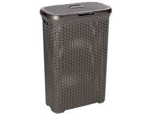 Curver NATURAL STYLE tvättkorg 40L Mörkbrun