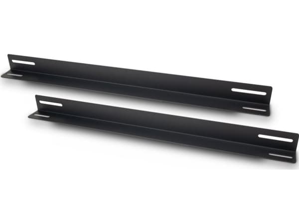 Inter-Tech - Mounting support - 550 mm - svart - 1U - 19" (en pakke 2)