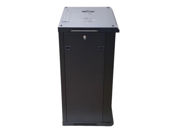 Extralink - Rack skåp - 600x600 mm - väggmontering - svart - 18U - 19"
