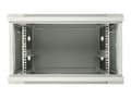 Miniatyrbilde 5 av 5: Extralink ASP - Rack skap - 600x450 mm - veggmonterbar - grå - 6U - 19"