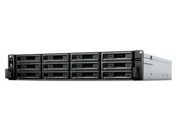 Synology RX1222sas Expansion Unit - Lagerskap - 12 brønner (SATA-600 / SAS) - kan monteres i rack - 2U