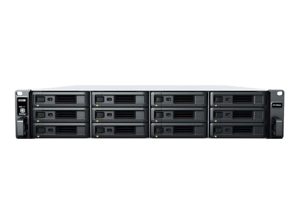 Synology RX1222sas Expansion Unit - Lagerskap - 12 brønner (SATA-600 / SAS) - kan monteres i rack - 2U