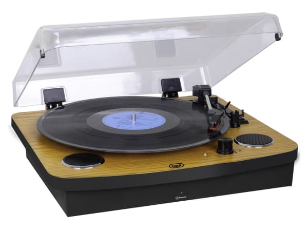 Trevi TT 1022 BT, Direktedrevet platespiller, Sort, Tre, Tre, 33,45,78 RPM, 6 W, AC