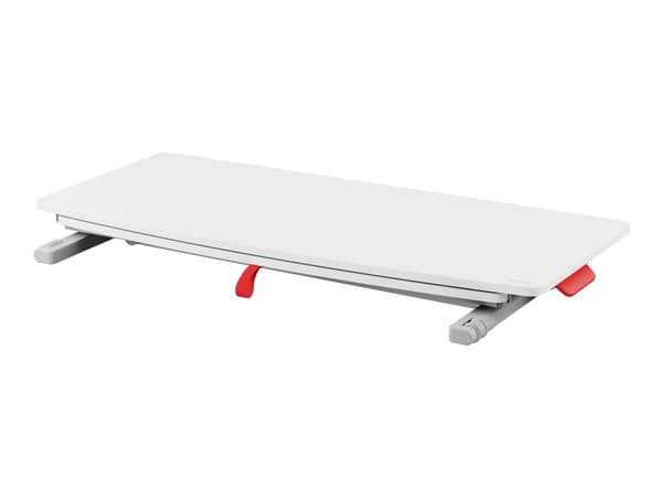 Ergo Desk Converter Cosy med udtrækshylde lysgrå