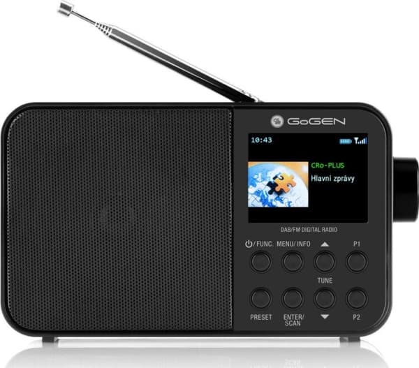 GoGEN radio Gogen DAB500BTC portable radio black