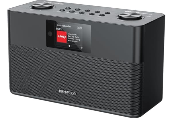 KENWOOD CR-ST100S Smart Radio mit DAB+, Grosses Farbdisplay, WIFI schwarz