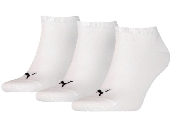 PUMA invisble - Sportstrumpor - Vuxen - 3 st. vit 43/46, Voksen