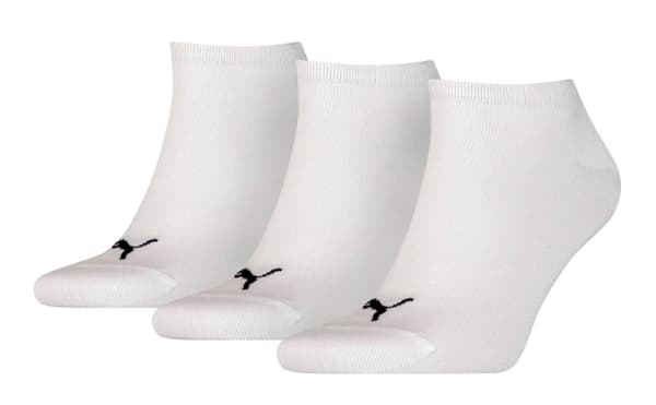 PUMA invisble - Sportstrumpor - Vuxen - 3 st. vit 43/46, Voksen