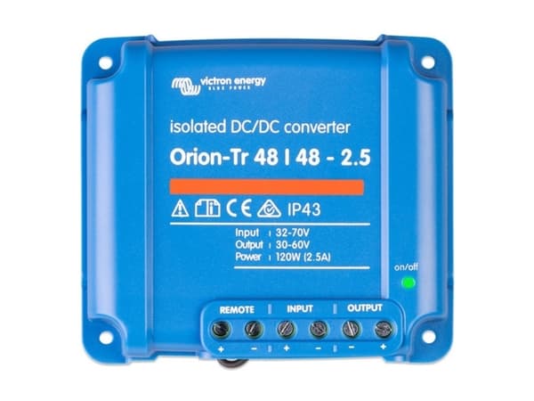 Victron Energy Orion-Tr 48/48-2,5A DC-DC-isolerad omvandlare/konverterare (120 W)