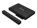 Miniatyrbilde 1 av 5: Unitek SolidForce+ - Lagringspakke - 2,5" / 3,5" delt, M.2 - SATA 6Gb/s / PCIe 3.0 x2 (NVMe) - USB 3.2 (Gen 2) - svart