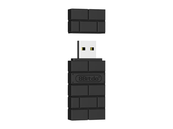 8Bitdo USB Wireless Adapter 2, USB A-tyyppi, Bluetooth, Musta, Android, 56 mm, 24 mm