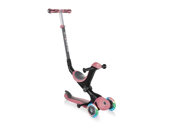 Globber 649-210, Lapset, Kolmipyöräinen potkulauta, Ei sukupuolirajoitusta, Asvaltti, 50 kg, 3 renkaita Vaaleanpunainen