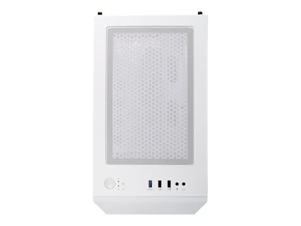 Silverstone FARA H1M PRO, Tower, PC, Valkoinen, mikro ATX, Mini-DTX, Mini-ITX, Muovi, Terästä, Karkaistu lasi, Multi