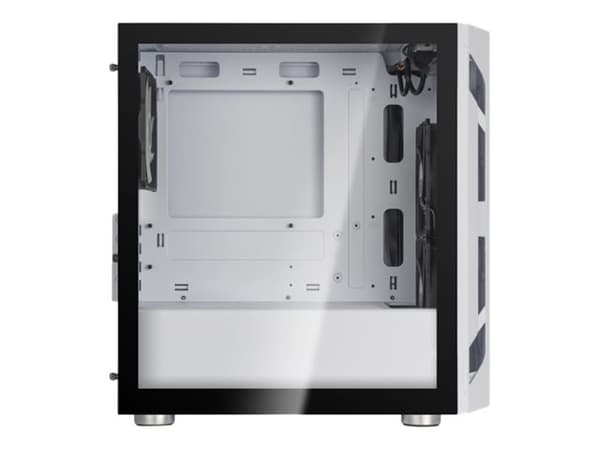 Silverstone FARA H1M PRO, Tower, PC, Valkoinen, mikro ATX, Mini-DTX, Mini-ITX, Muovi, Terästä, Karkaistu lasi, Multi
