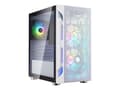 Pikkukuva 1 / 5: Silverstone FARA H1M PRO, Tower, PC, Valkoinen, mikro ATX, Mini-DTX, Mini-ITX, Muovi, Terästä, Karkaistu lasi, Multi