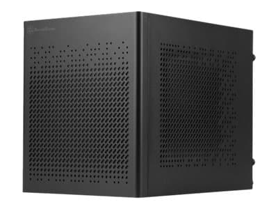 SilverStone SUGO SG16 - Cube - Mini-DTX - ingen strömförsörjning (ATX / PS/2 / SFX / SFX-L) - svart - USB/ljud