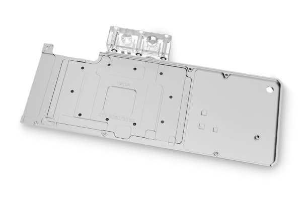EK Water Blocks 3831109843550, Bakre platta, Akryl, Koppar, Svart, Grå, 3-pin, 1/4", Grafikkort