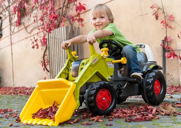 rolly toys rollyKid CLAAS Elios, 2,5 År, 4 hjul, Grön, Grå, Röd, Gul