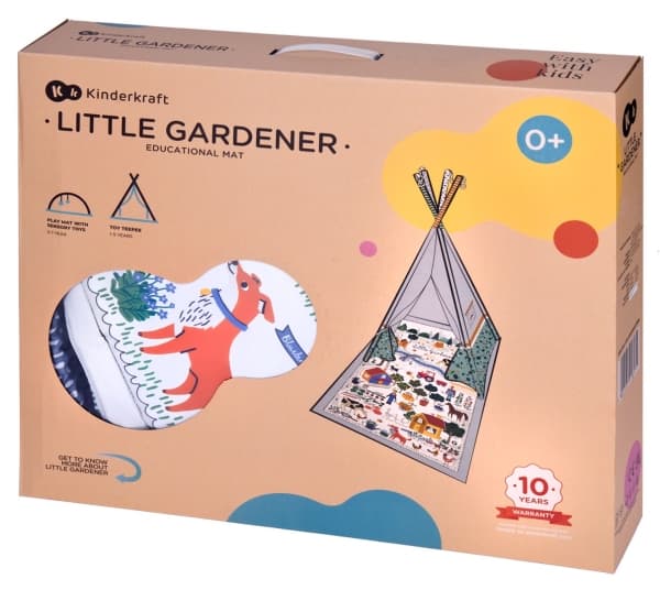 KinderKraft Mata edukacyjna Little Gardener