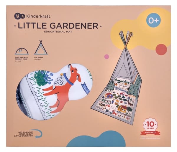 KinderKraft Mata edukacyjna Little Gardener
