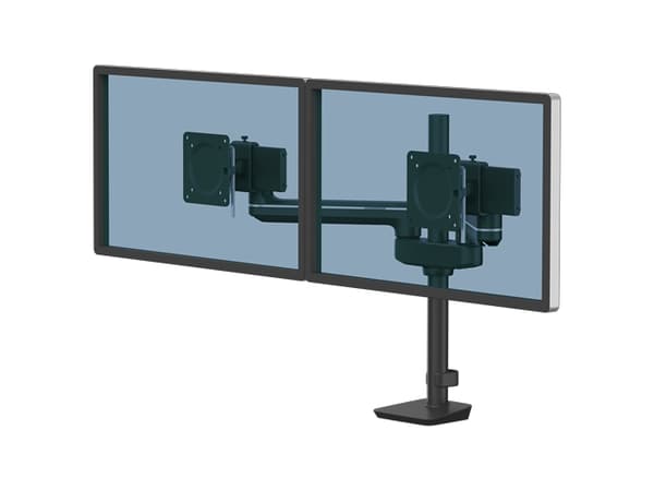 Fellowes Tallo 8615301, Klämma/genomföring, 9 kg, 101,6 cm (40"), 100 x 100 mm, Höjdjustering, Svart